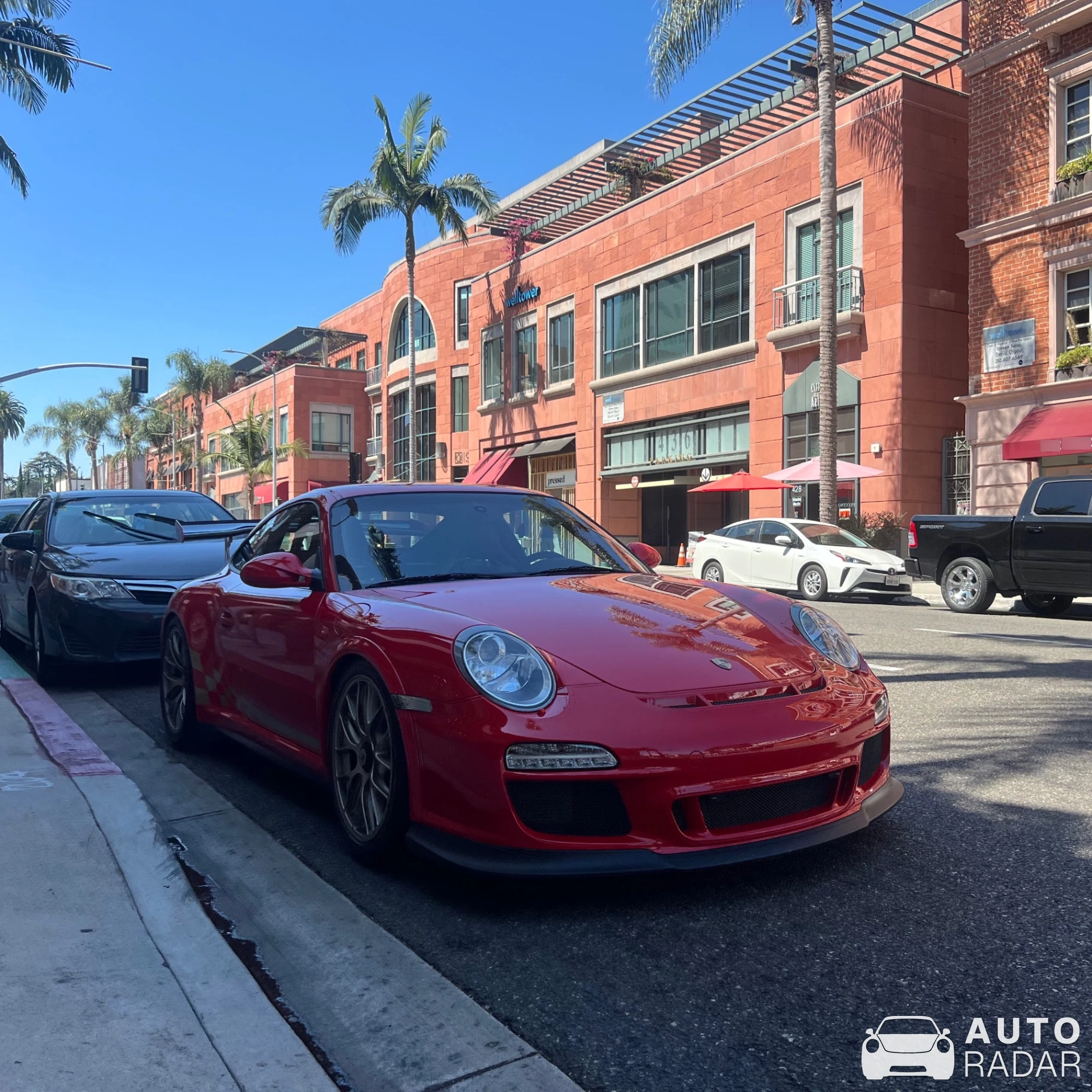 Porsche 997 GT3 RS spotted in Beverly Hills, United States