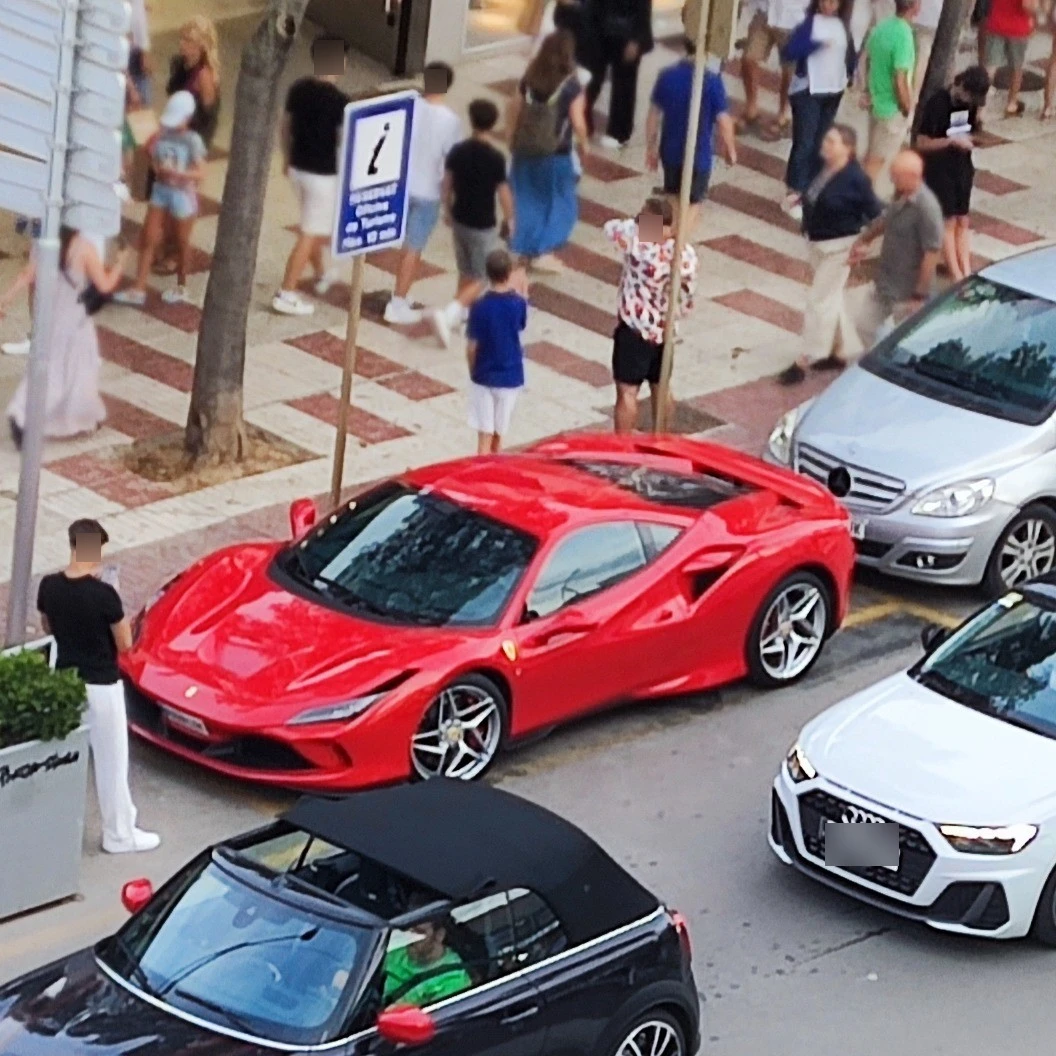 Ferrari F8 Tributo spotted in Platja d'Aro i S'Agaró, Spain