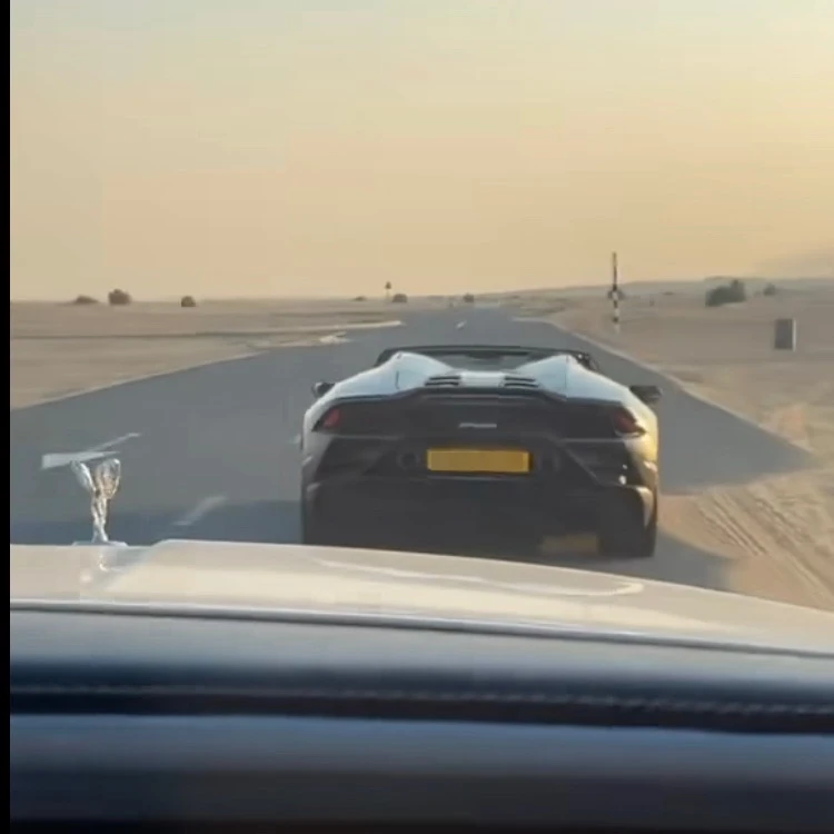 Lamborghini Huracán Evo Spyder spotted in Ouargla, Algeria