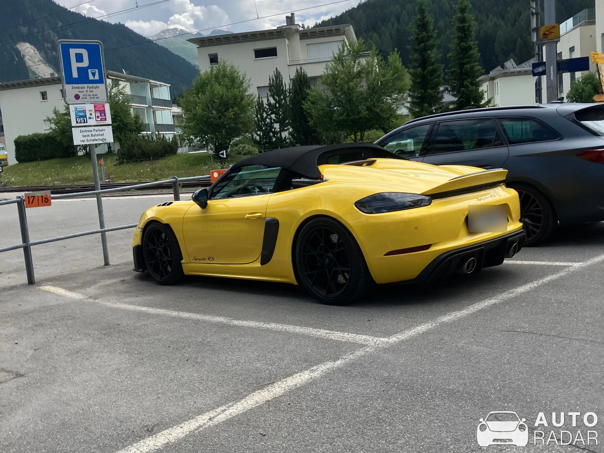 Porsche 718 Spyder RS spotted in Davos Dorf
