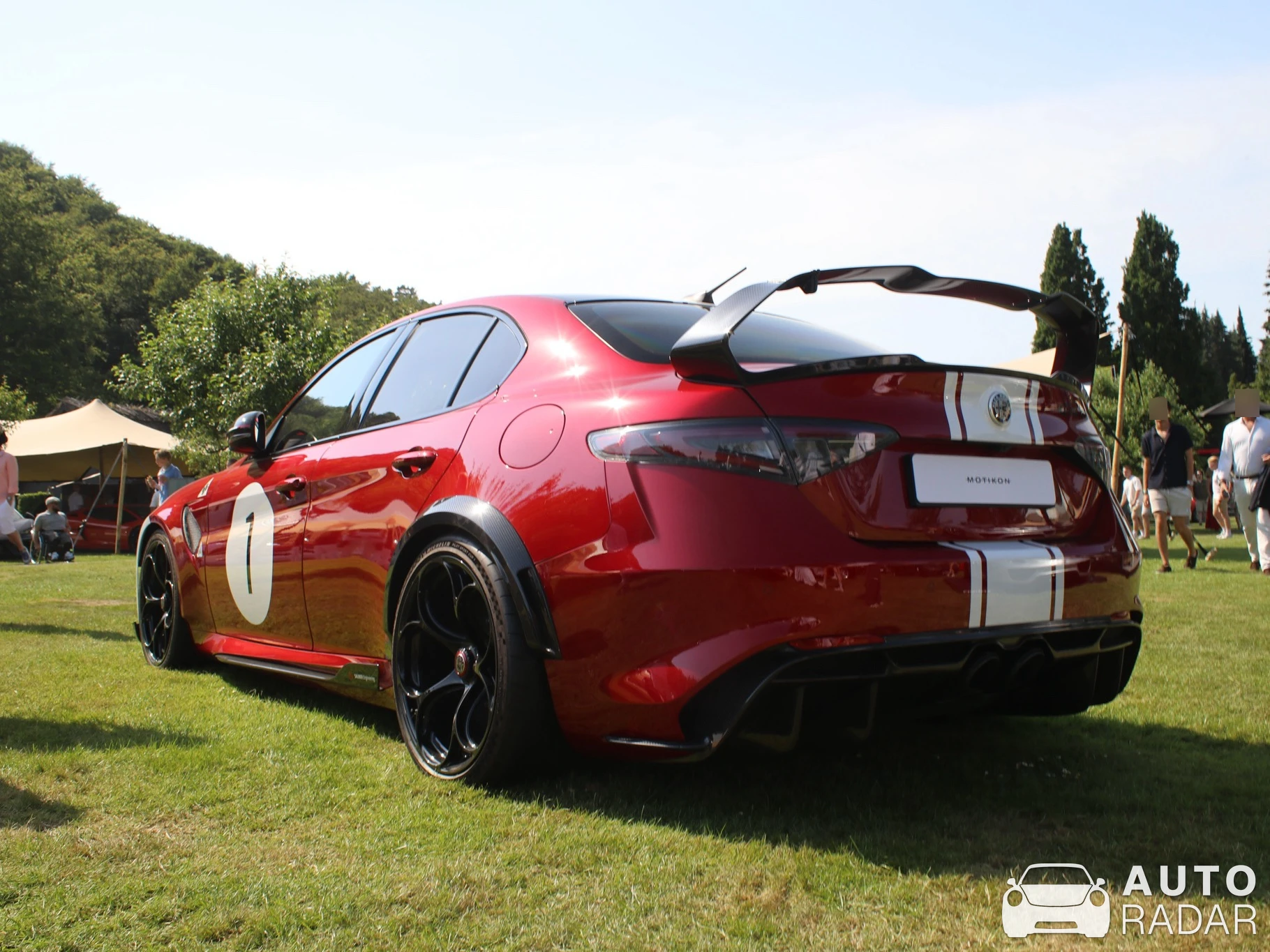 Alfa Romeo Giulia GTAm spotted in Båstad