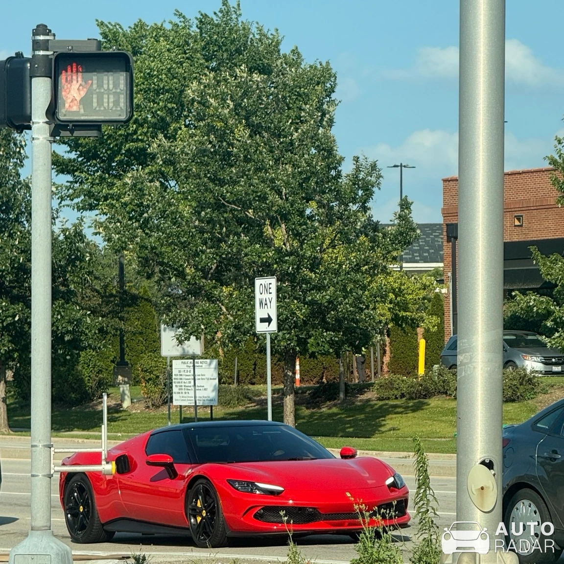 Ferrari 296 GTB spotted in Oak Brook