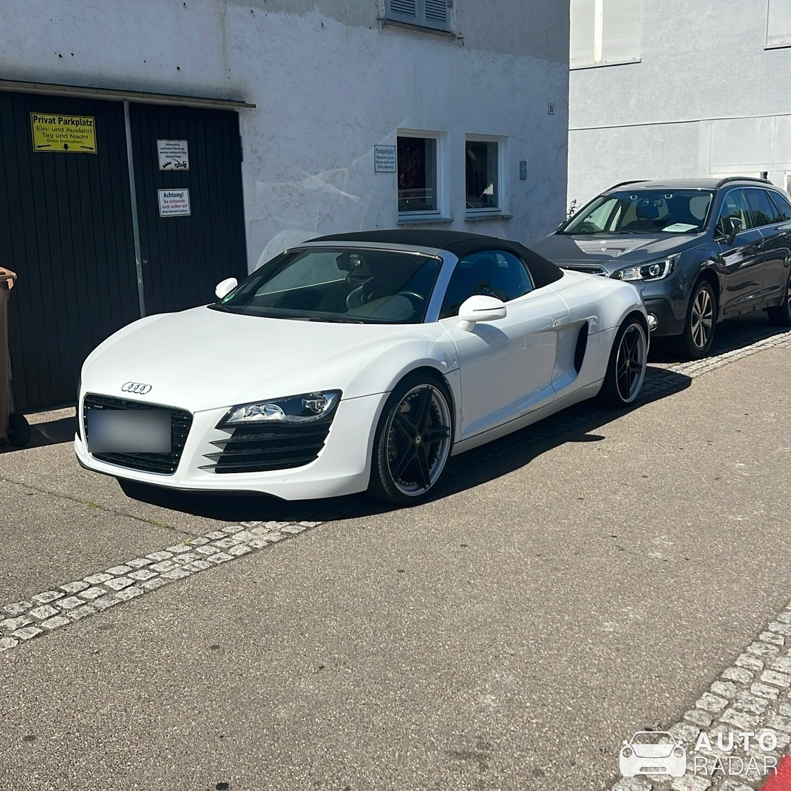 Audi R8 GT Spyder spotted in Fellbach