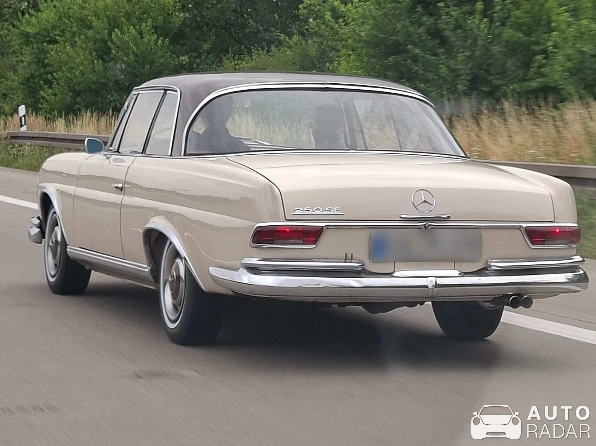 Mercedes-Benz 250 SE spotted in Ingersleben