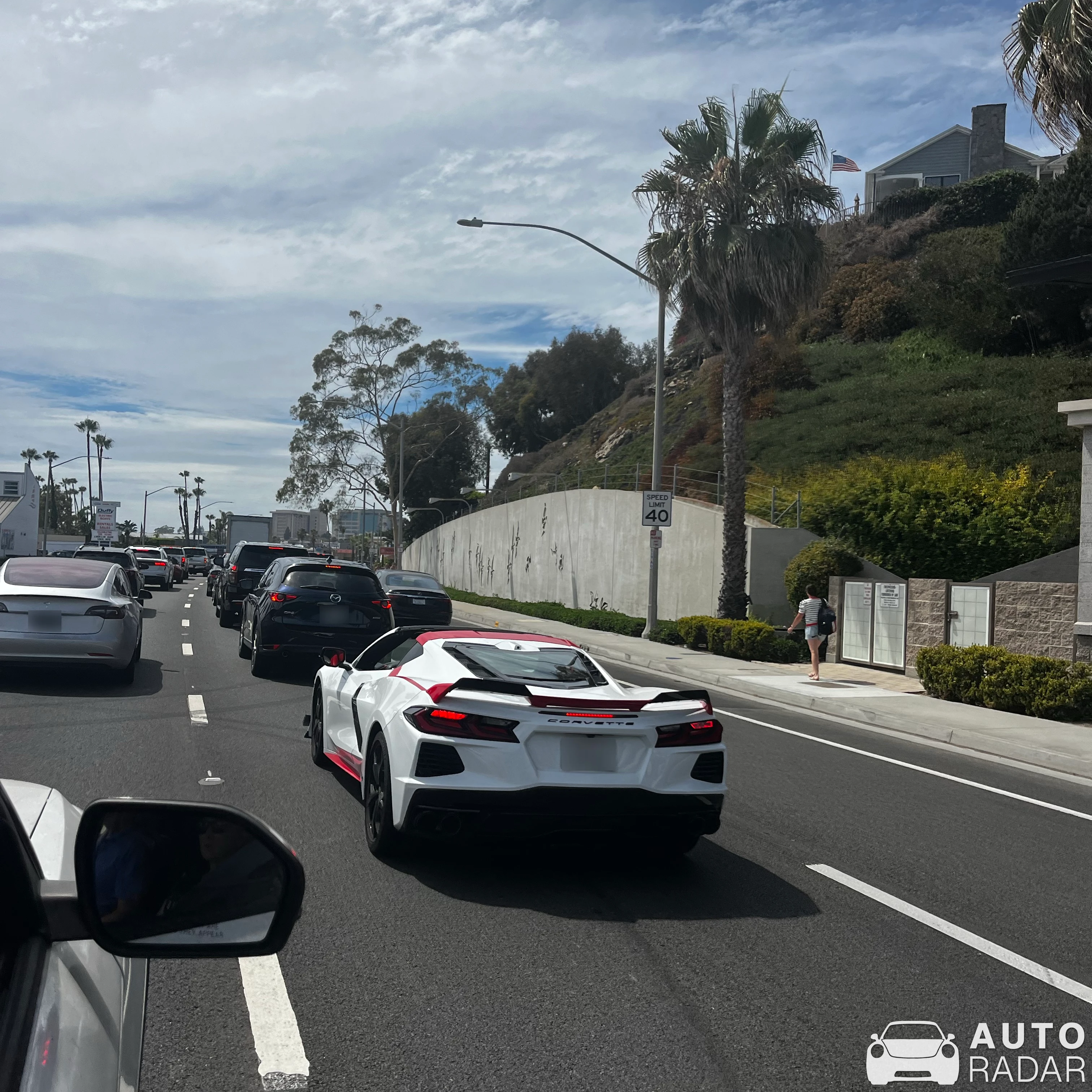 Chevrolet Corvette C8 Stingray Convertible spotted in Hermosa Beach