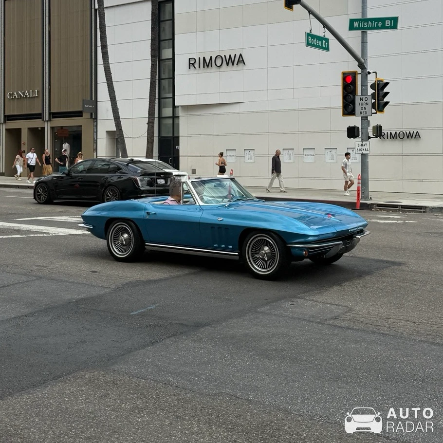 Chevrolet Corvette C2 Stingray Convertible spotted in Beverly Hills, United States
