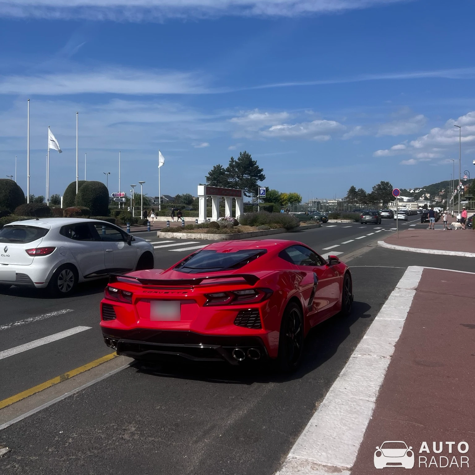 Chevrolet Corvette C8 Stingray spotted in Le Havre
