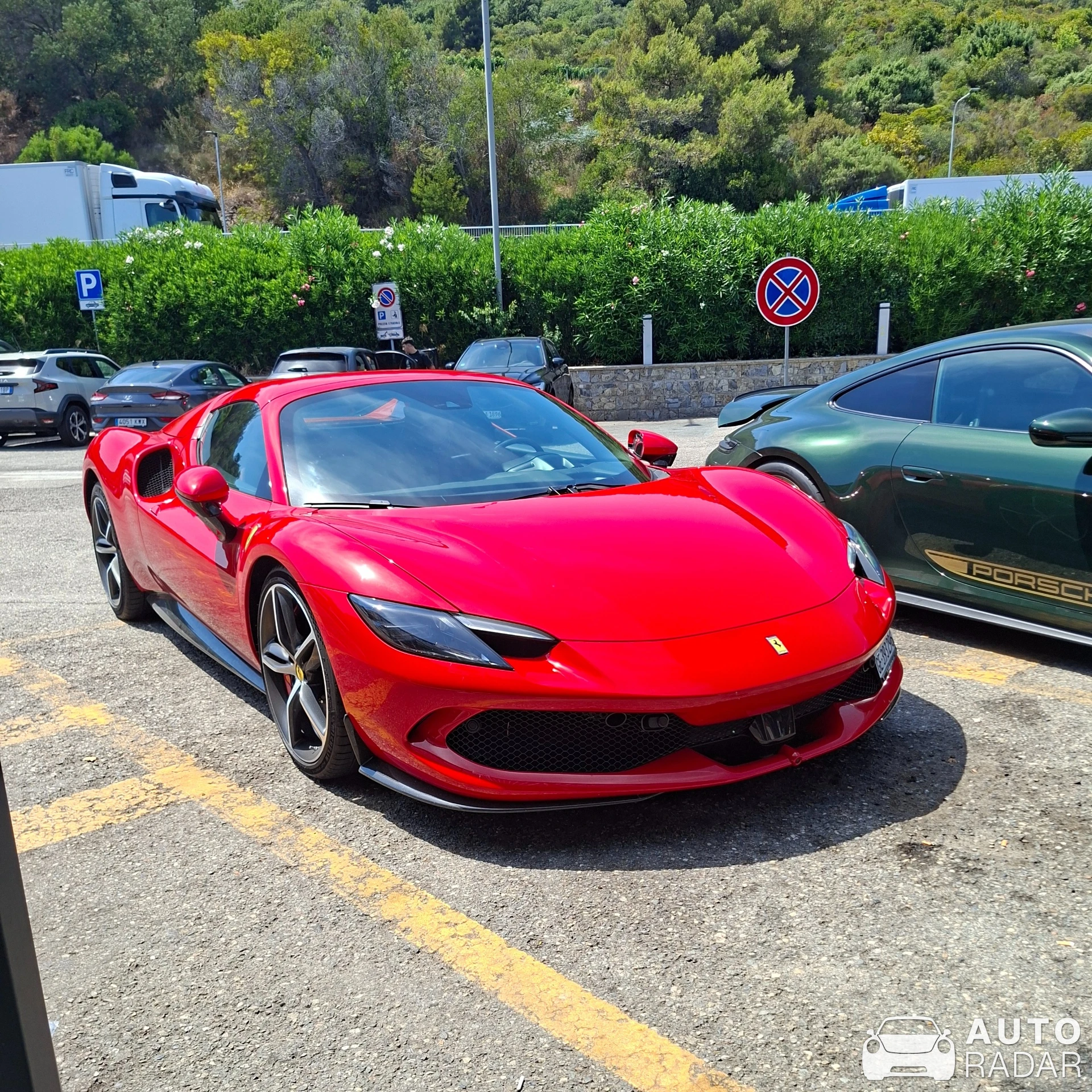 Ferrari 296 GTB spotted in Sanremo