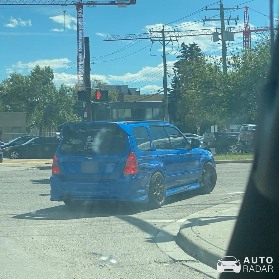 Subaru Forester SG5 STI spotted in Calgary