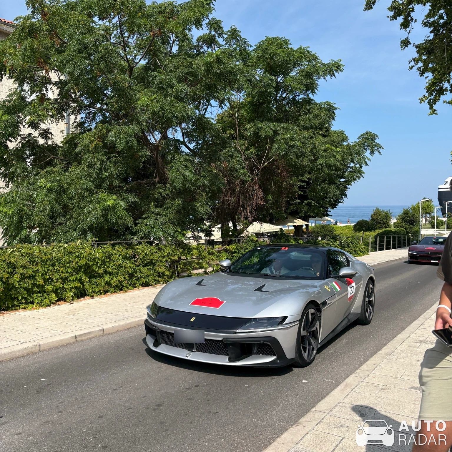 Ferrari Roma Spider spotted in Preko
