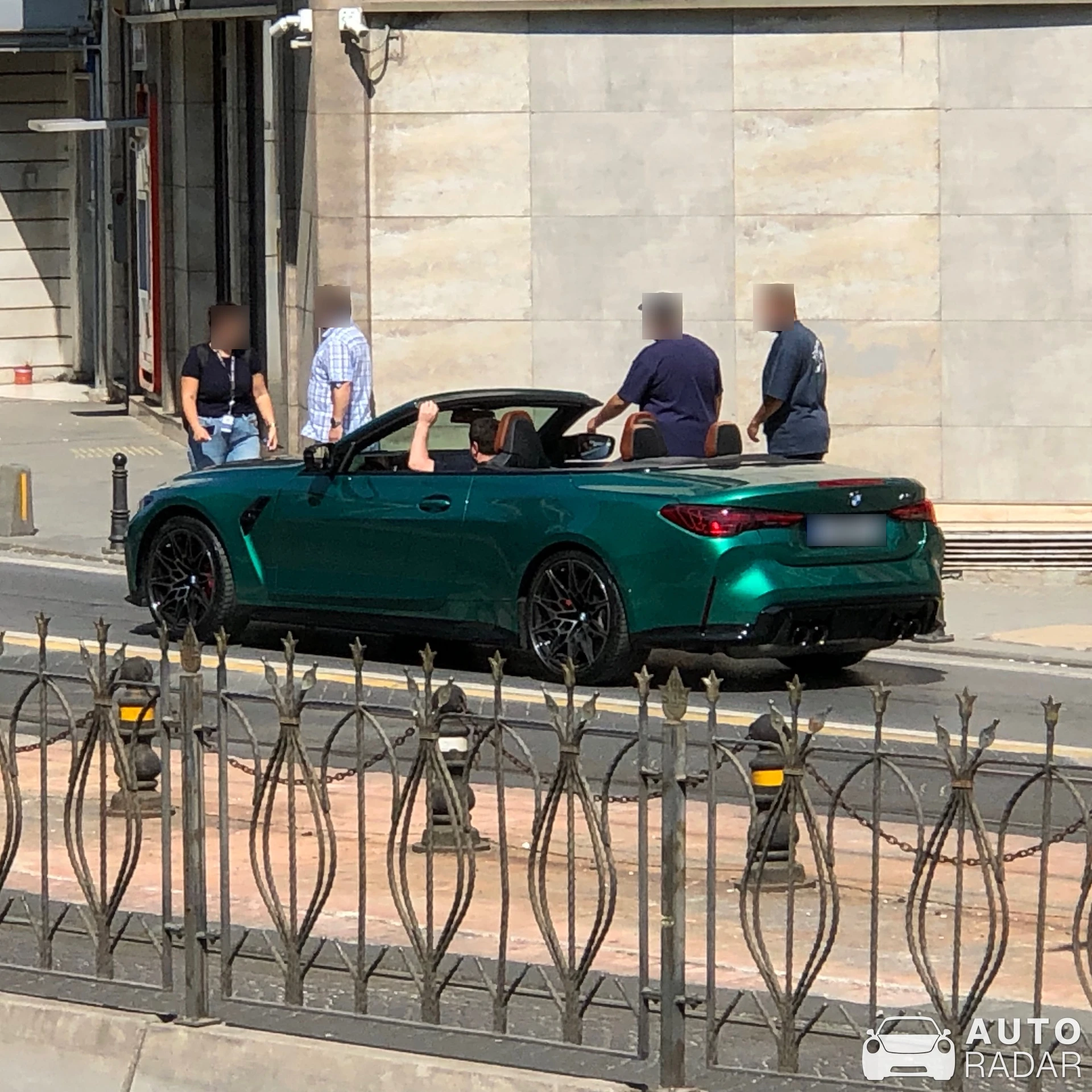 BMW M4 G83 Convertible Competition spotted in Beyoğlu