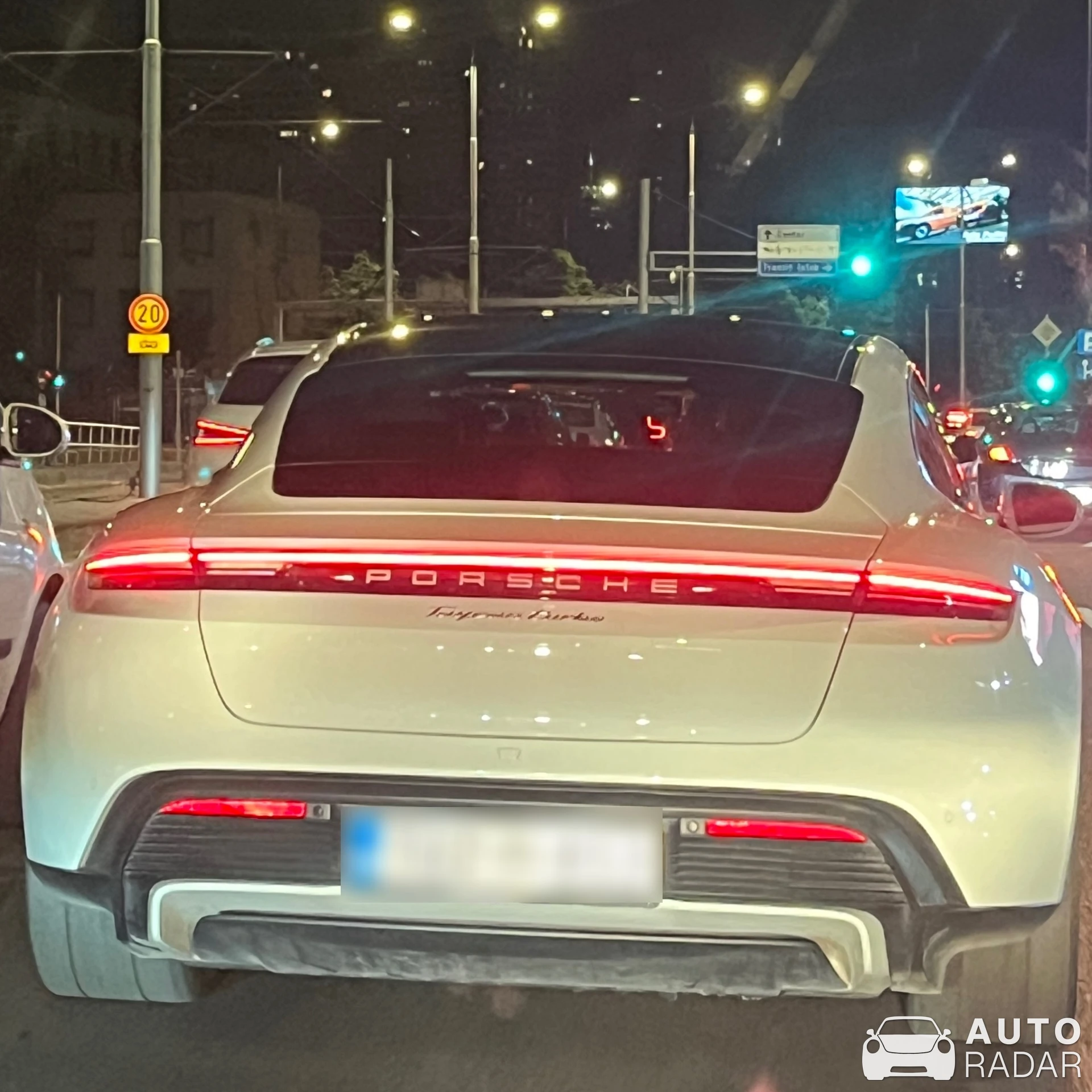 Porsche Taycan Turbo spotted in Sarajevo