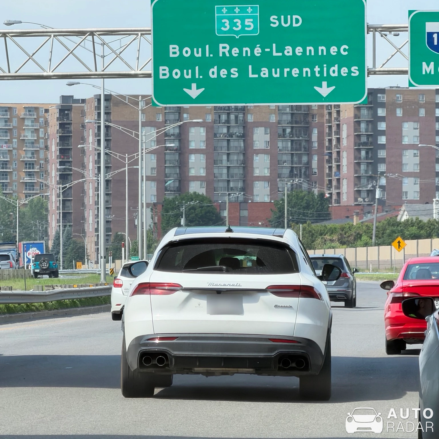 Maserati Grecale Trofeo spotted in Laval