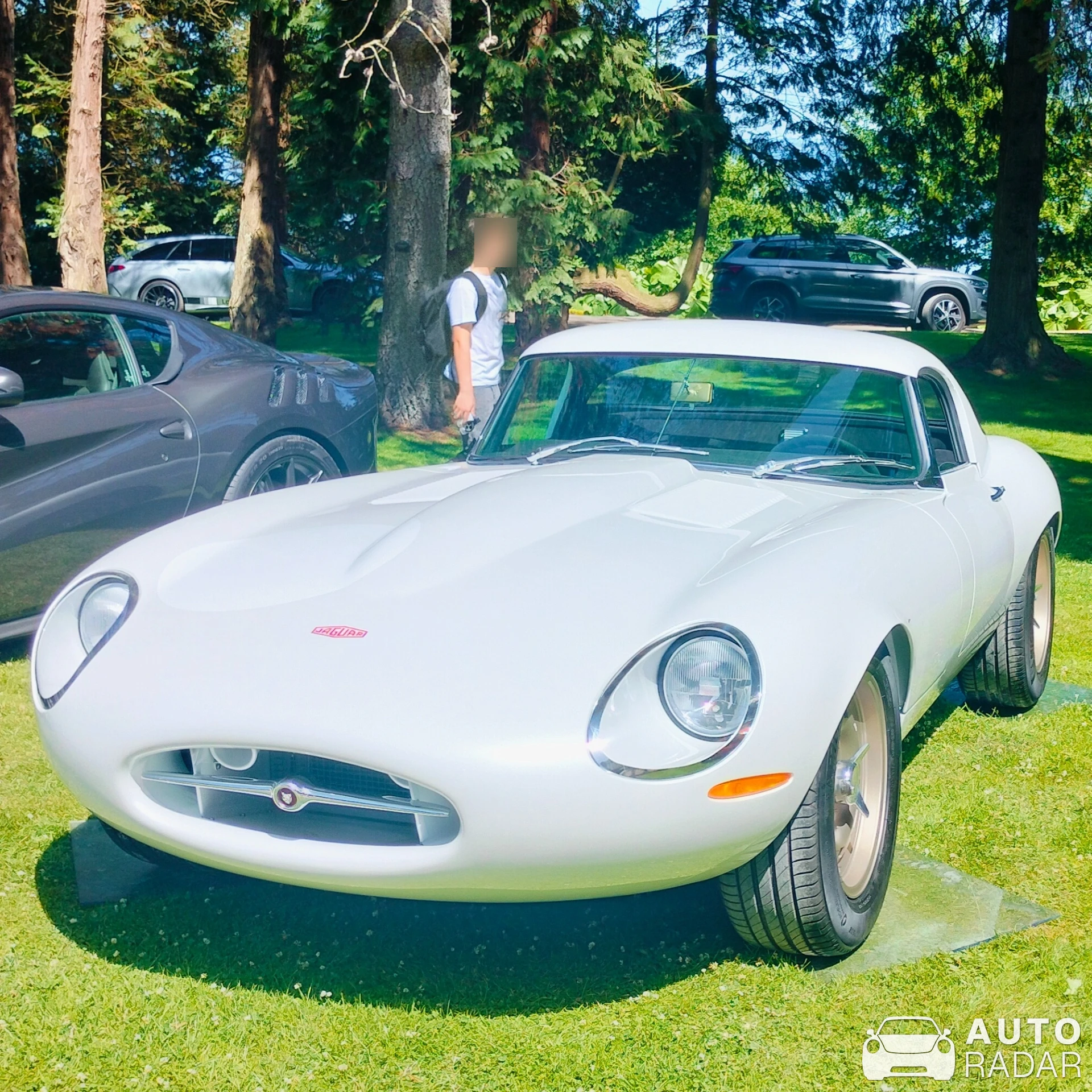 Jaguar E-Type Lightweight spotted in Båstad