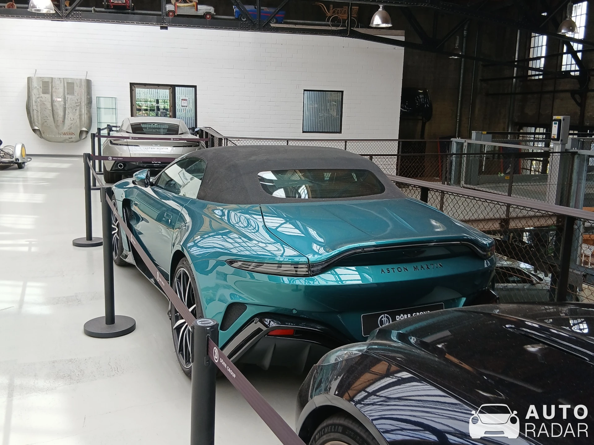 Aston Martin V12 Vantage Roadster spotted in Düsseldorf