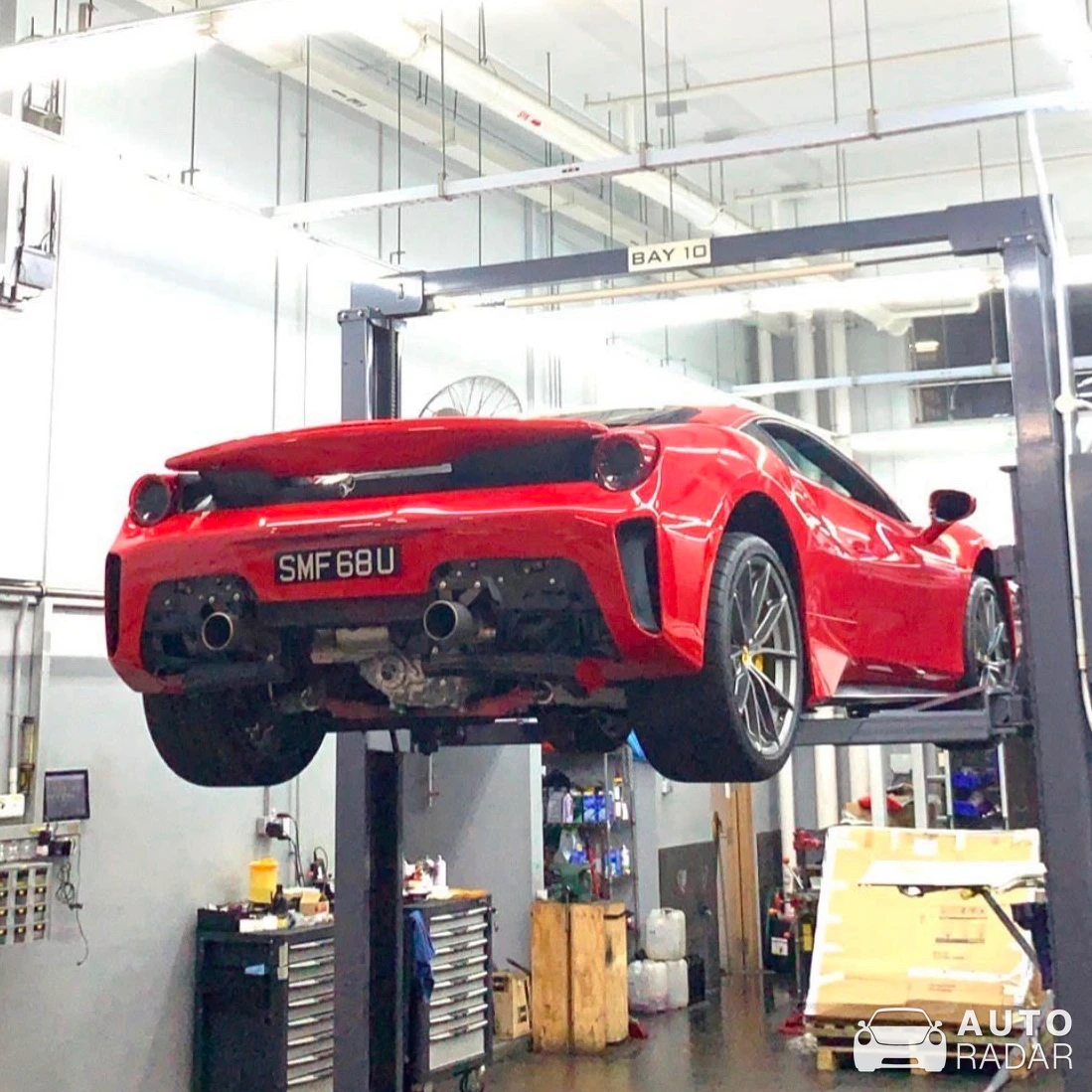 Ferrari 488 Pista spotted in Singapore