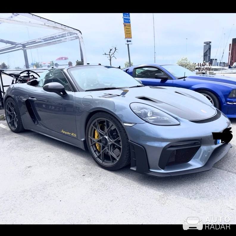 Porsche 718 Spyder RS spotted in Visby