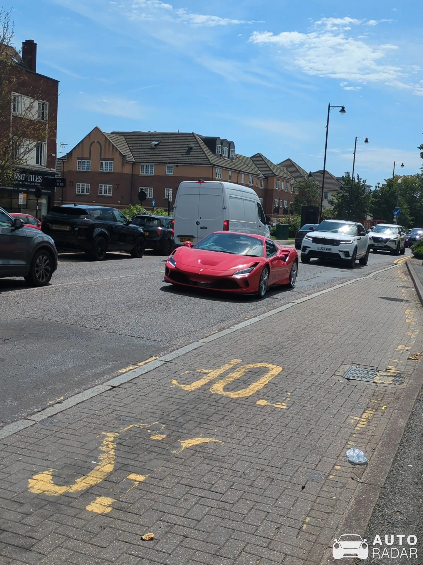 Ferrari F8 Tributo spotted in Welwyn Garden City