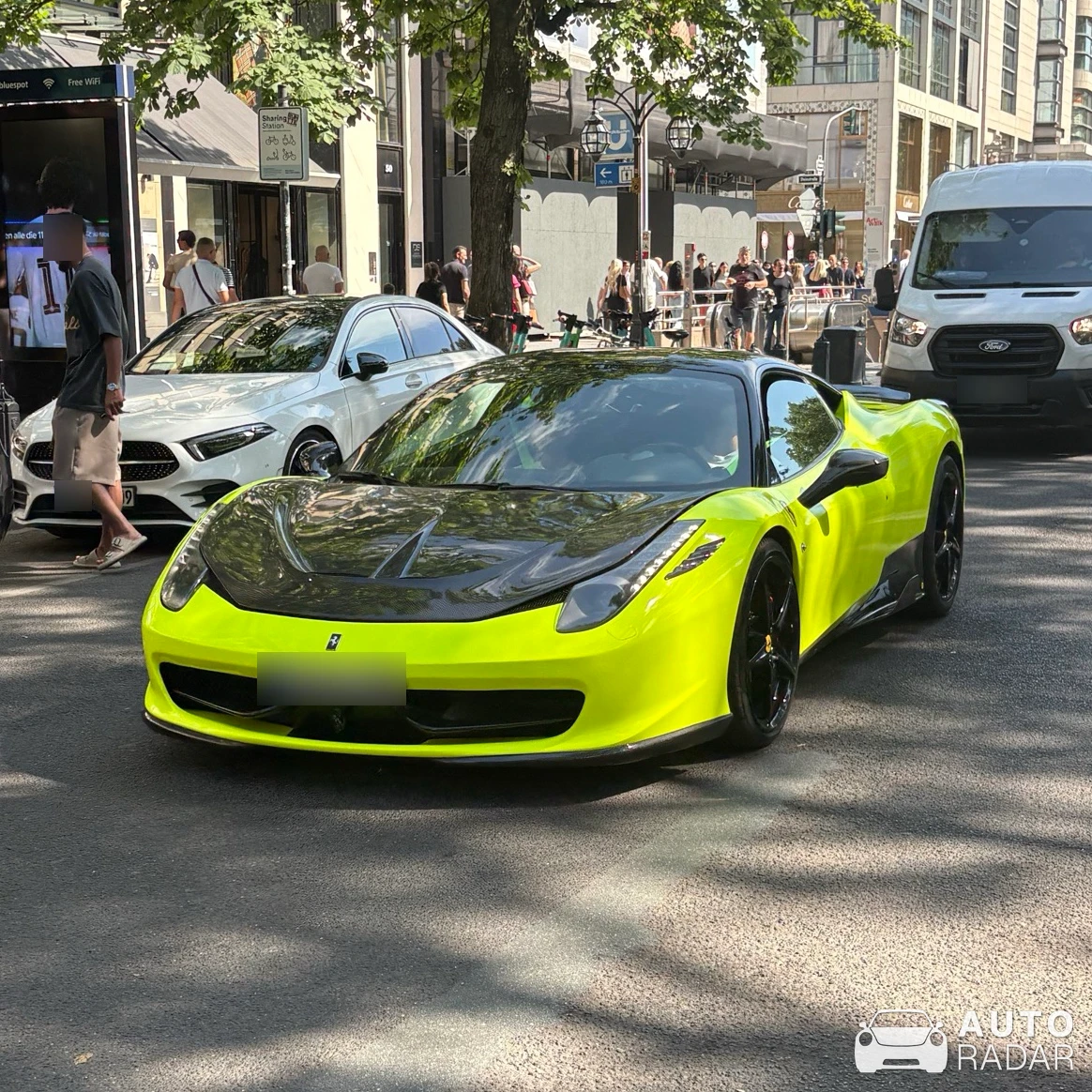 Ferrari 458 Italia Novitec Rosso spotted in Düsseldorf