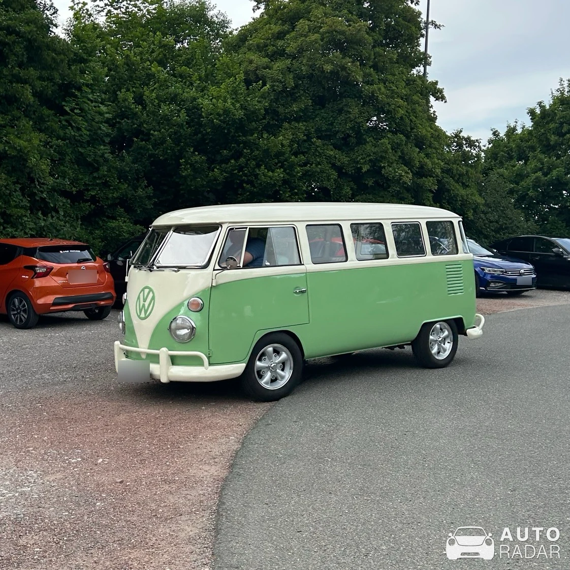 Volkswagen T1 Samba Bus spotted in Lichtenstein/Sachsen