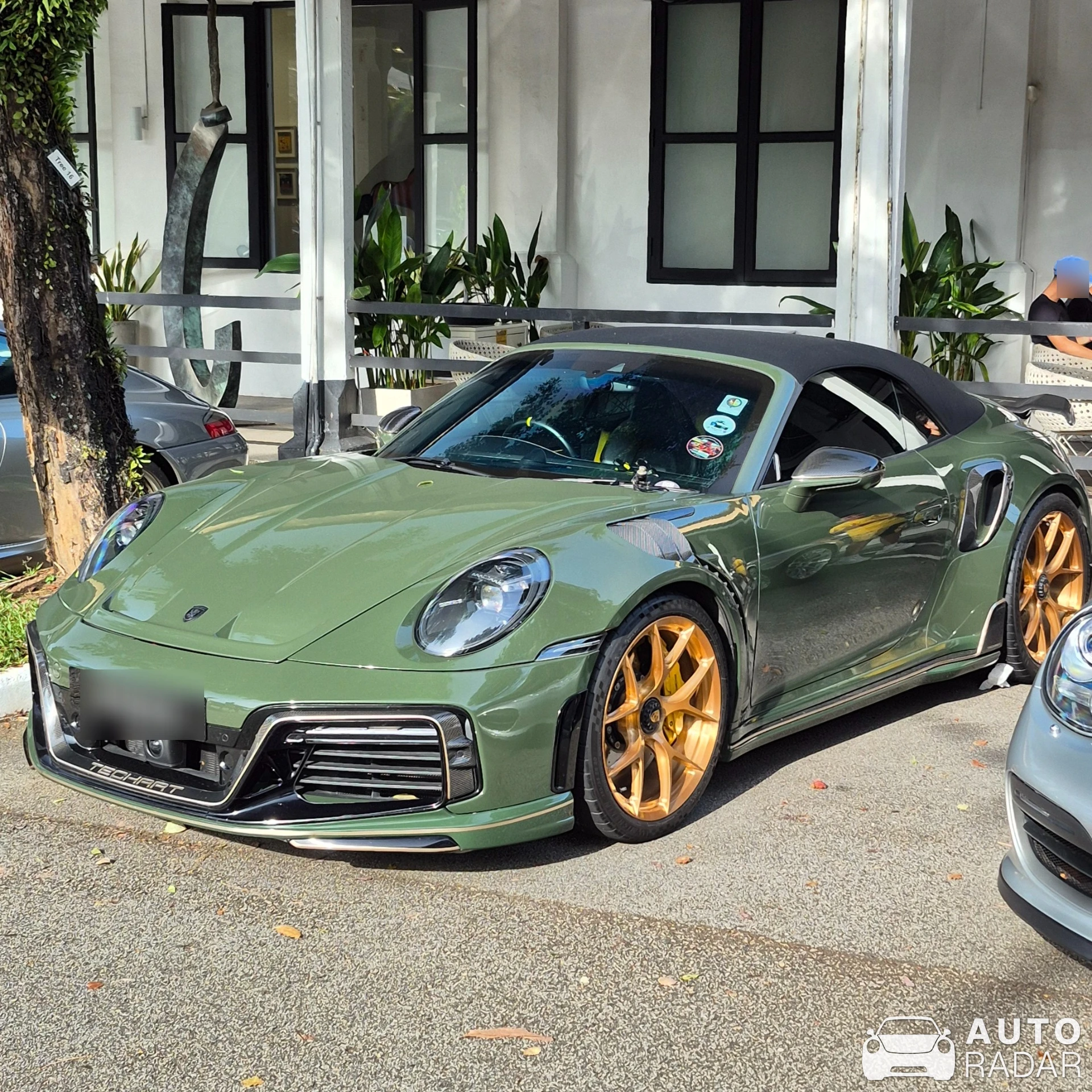 Porsche TechArt 992 Turbo S Cabriolet spotted in Singapore