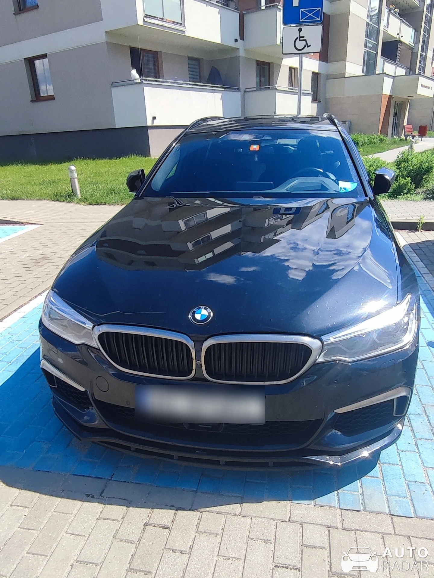BMW 5 Series M550i G30 spotted in Dywity, Poland