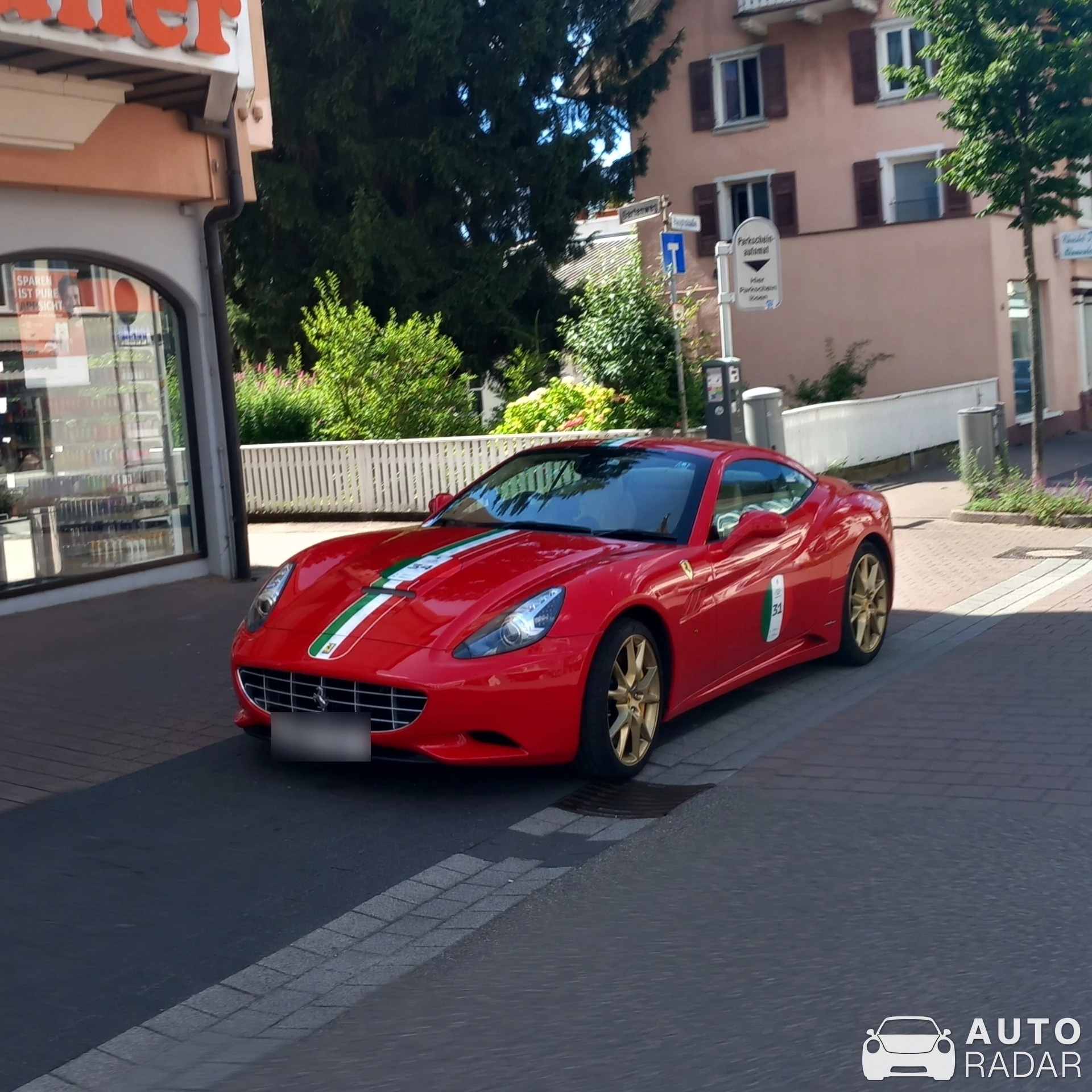Ferrari California spotted in Oppenau