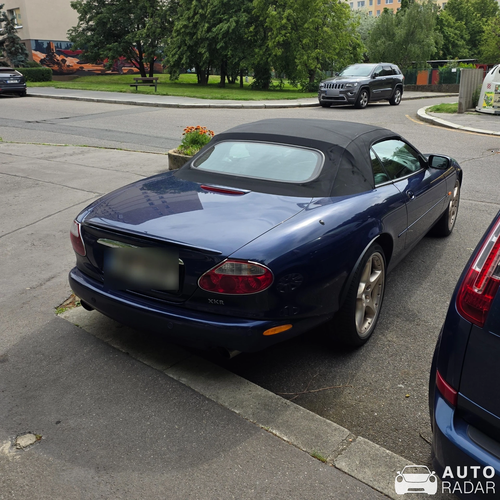 Jaguar XKR Convertible spotted in Praha