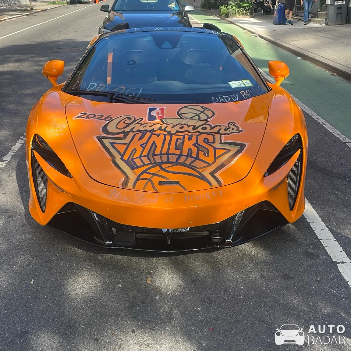 McLaren Artura Spider spotted in New York