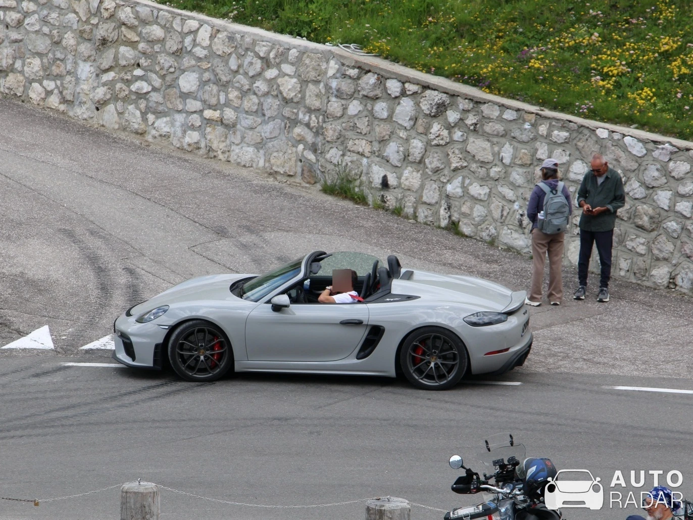 Porsche 718 Spyder spotted in Bressanone