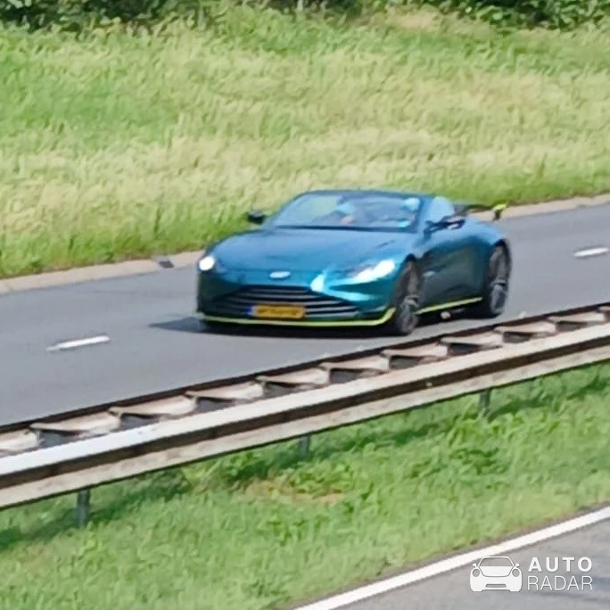 Aston Martin V8 Vantage Formula 1 Edition Roadster spotted in Zwolle