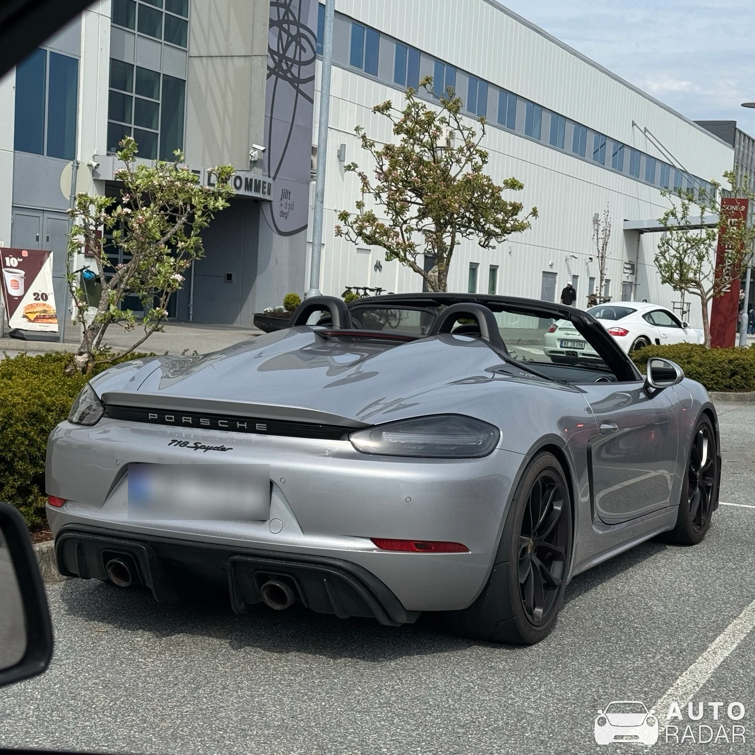 Porsche 718 Spyder spotted in Nærbø
