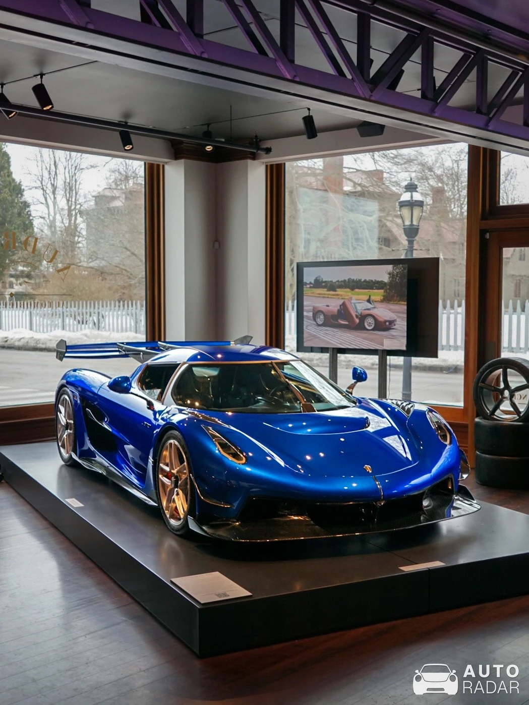Koenigsegg Jesko Attack spotted in Newport