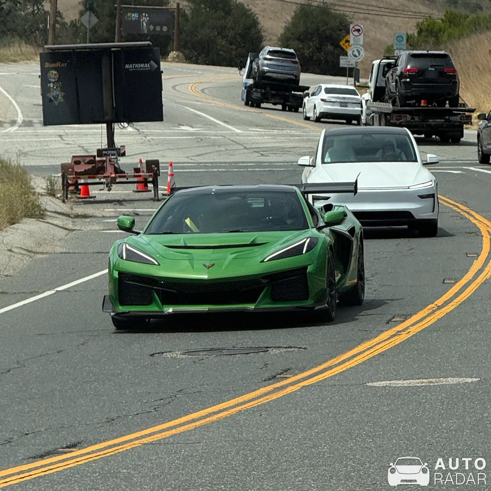 Chevrolet Corvette C8 spotted in Calabasas