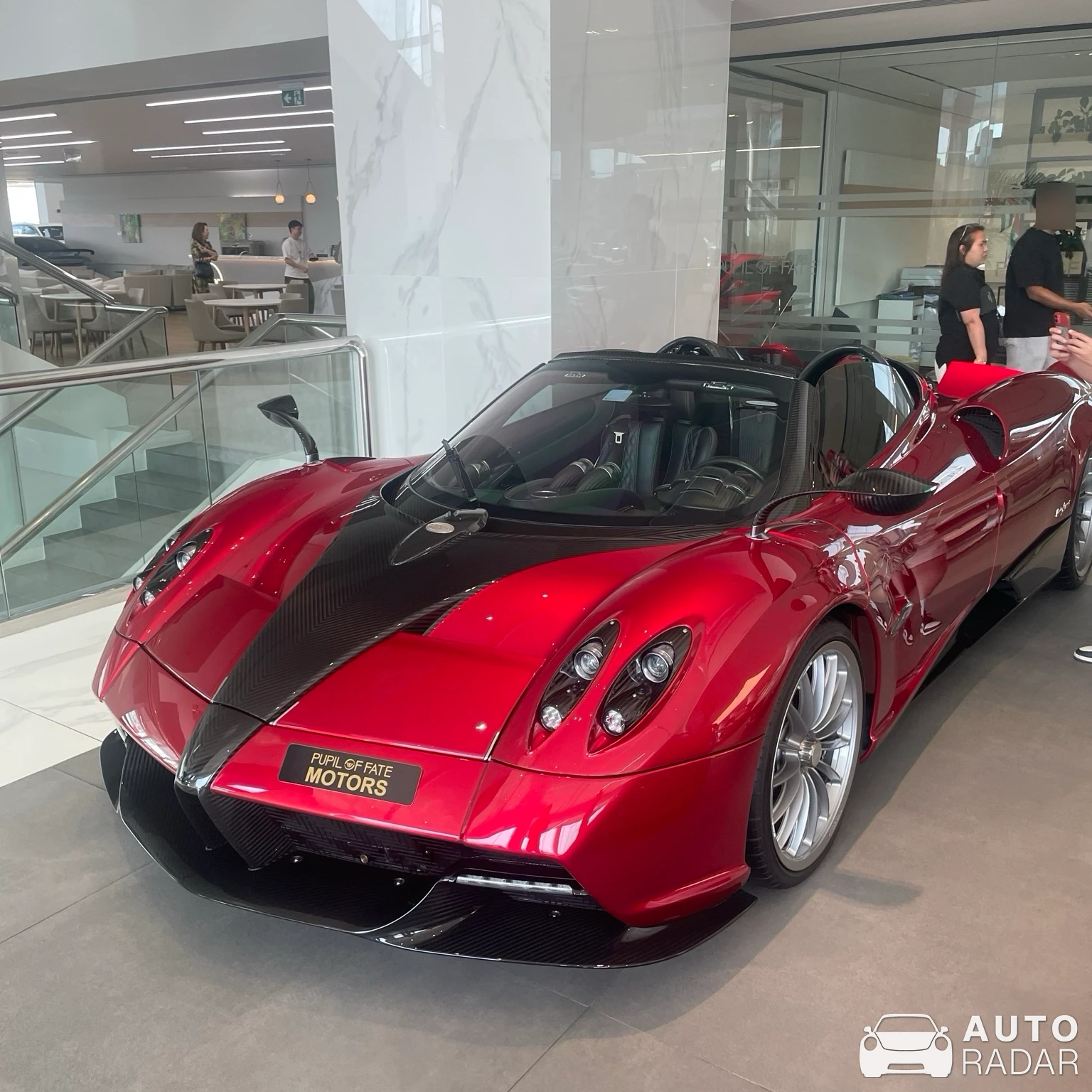 Pagani Huayra Roadster spotted