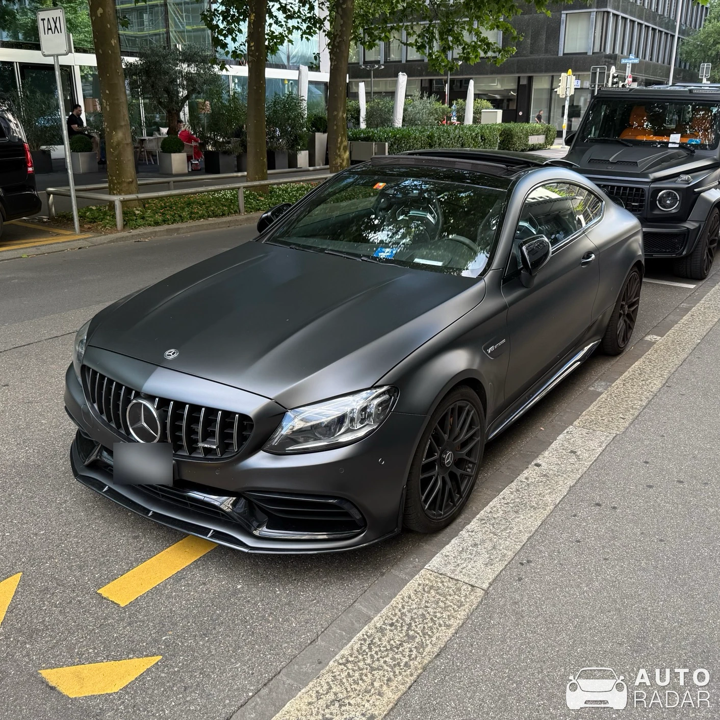 Mercedes-AMG C 63 S Coupé C205 spotted in Zürich