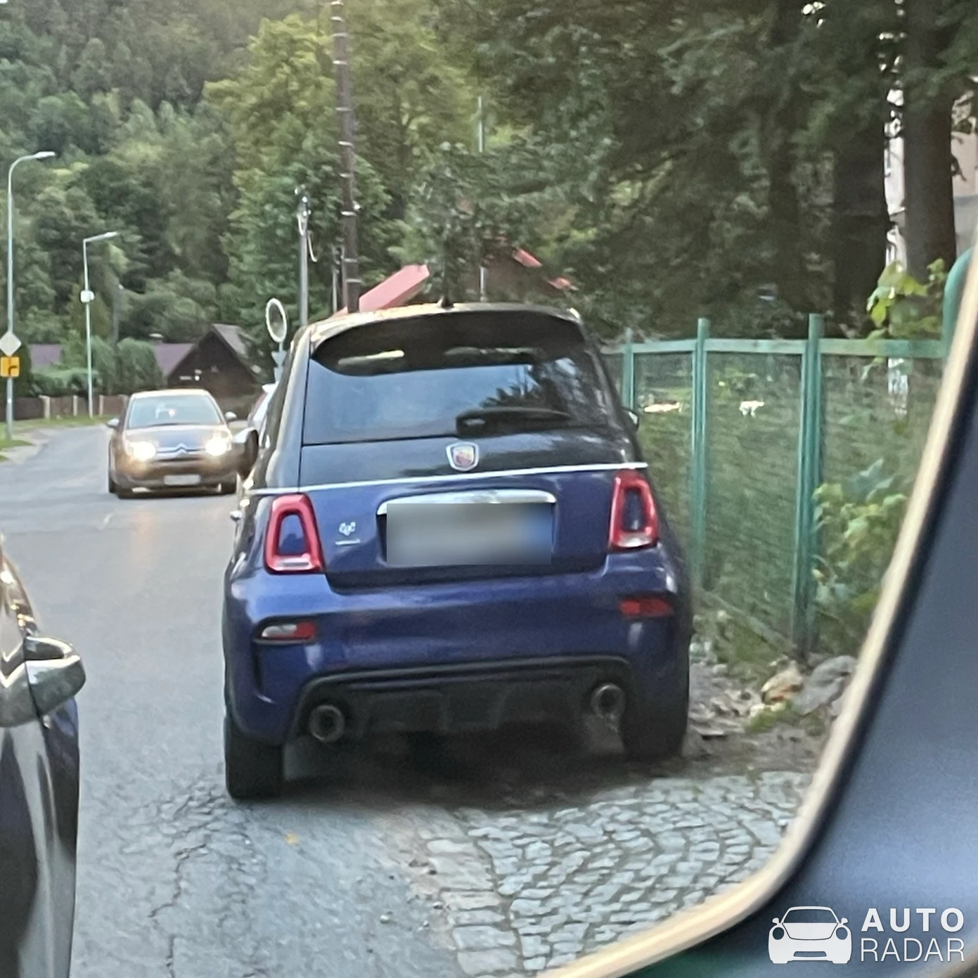 Abarth 595 Pista spotted in Karpacz
