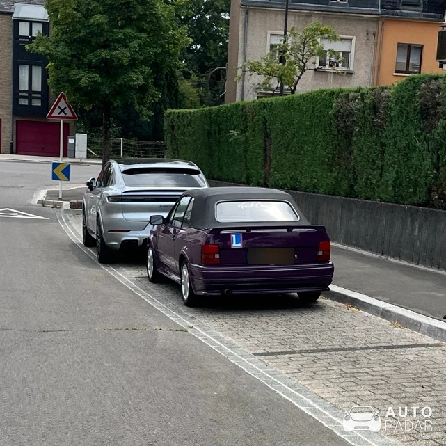 Ford Escort XR3i Cabriolet spotted in Reckange-sur-Mess