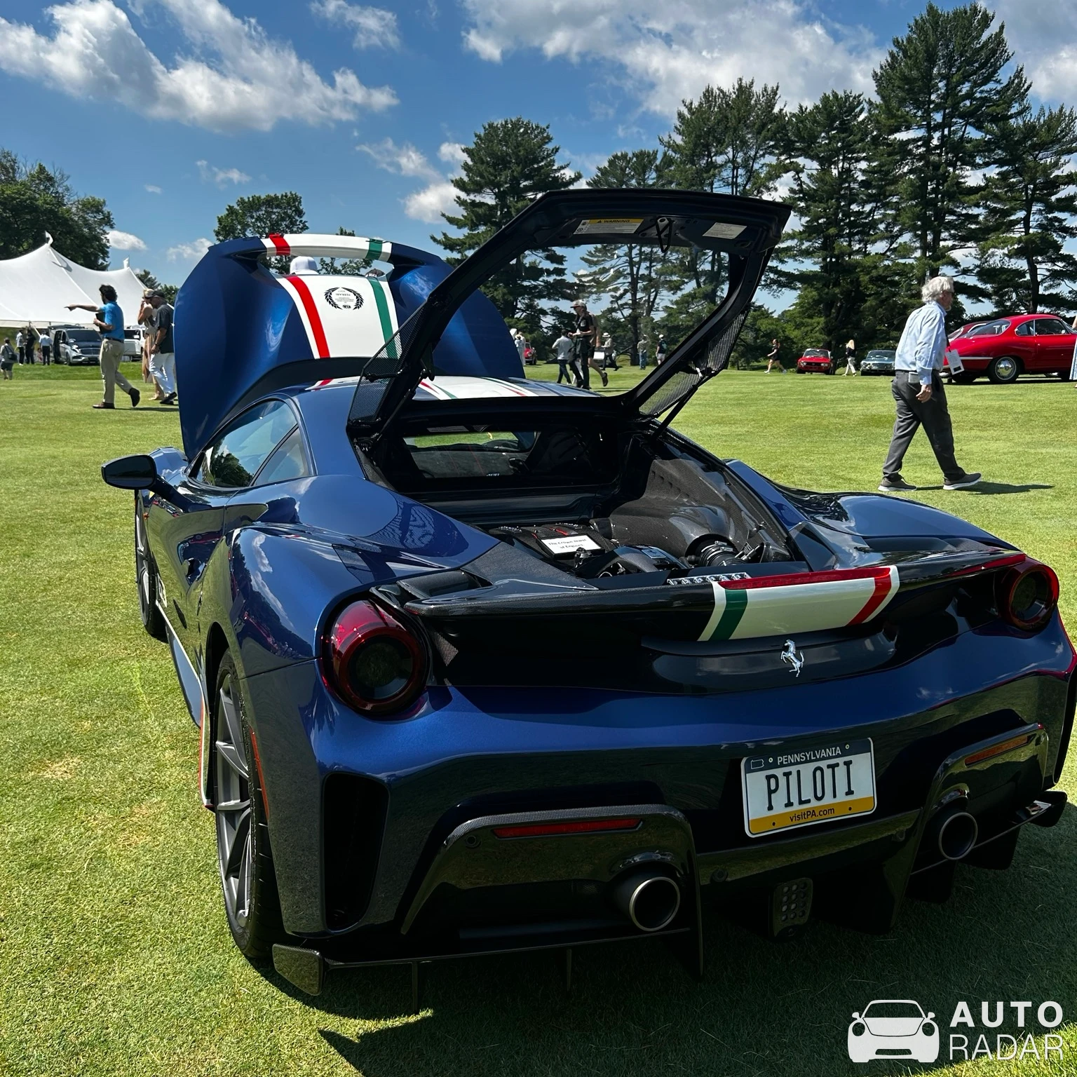 Ferrari 488 Pista Piloti spotted in Lafayette Hill