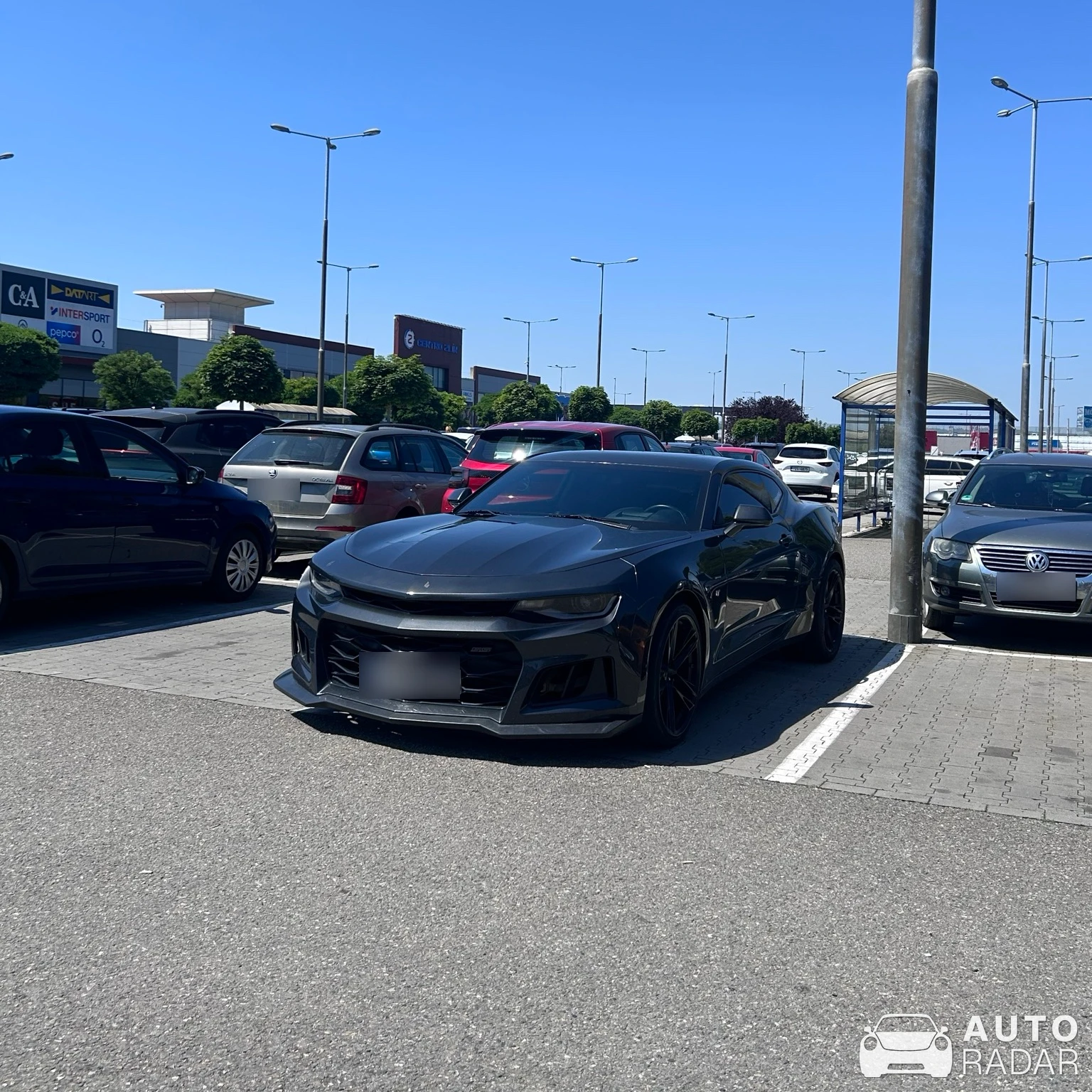Chevrolet Camaro ZL1 spotted in Zlín