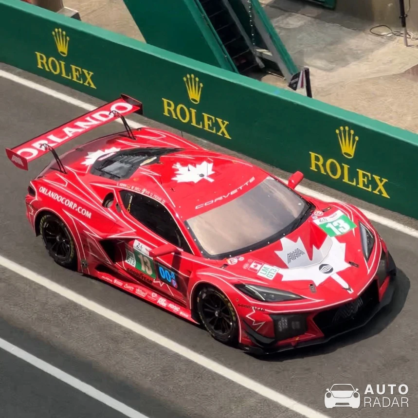 Chevrolet Corvette C8 Z06 GT3.R spotted in Jarzé Villages