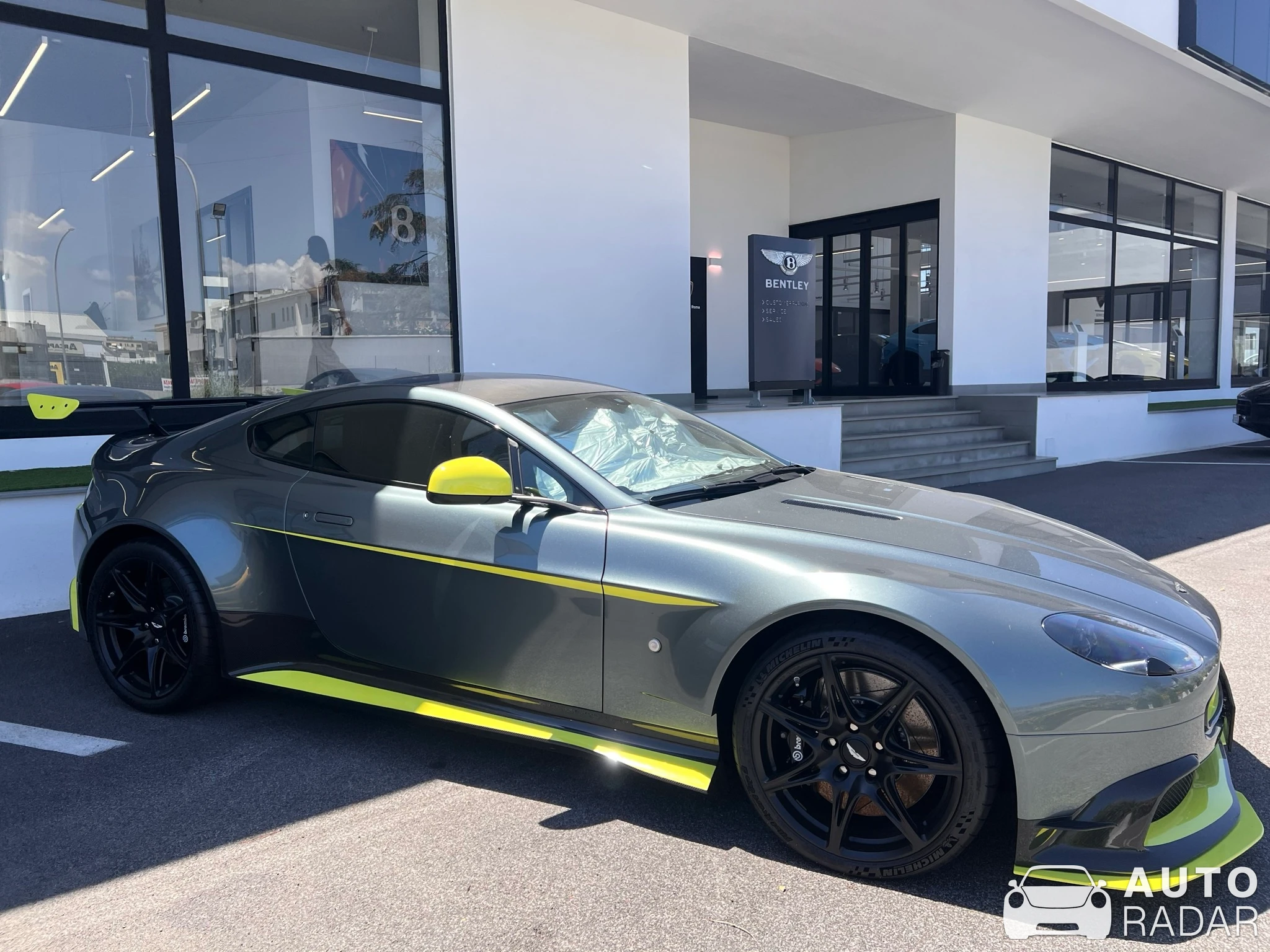 Aston Martin V12 Vantage S AMR spotted in Roma