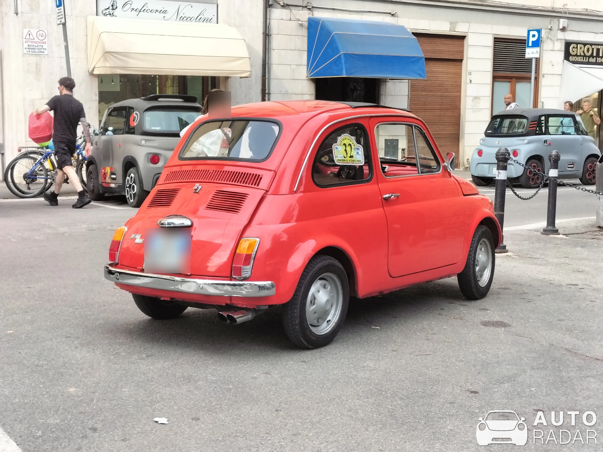 Fiat 500 spotted in Arezzo