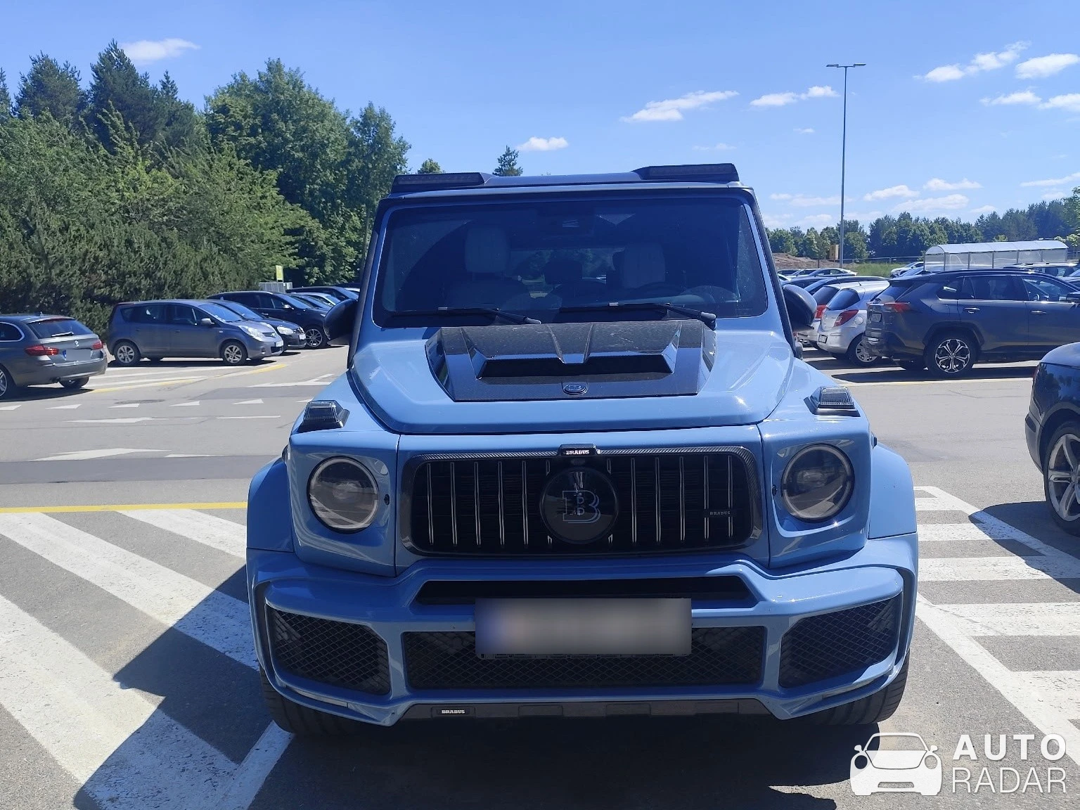 Mercedes-AMG Brabus G800 spotted in Vilnius