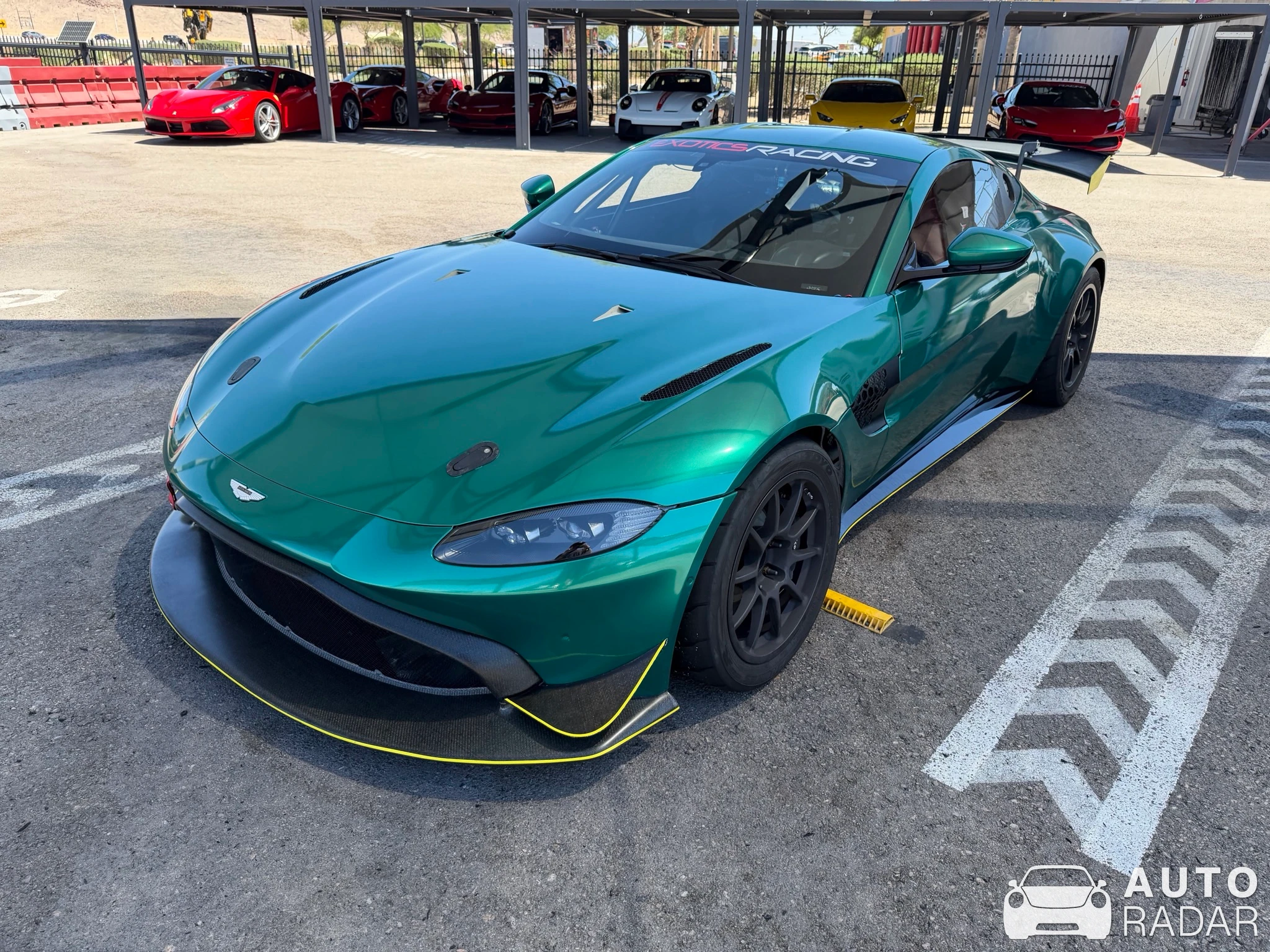 Aston Martin V8 Vantage GT4 spotted in Sloan