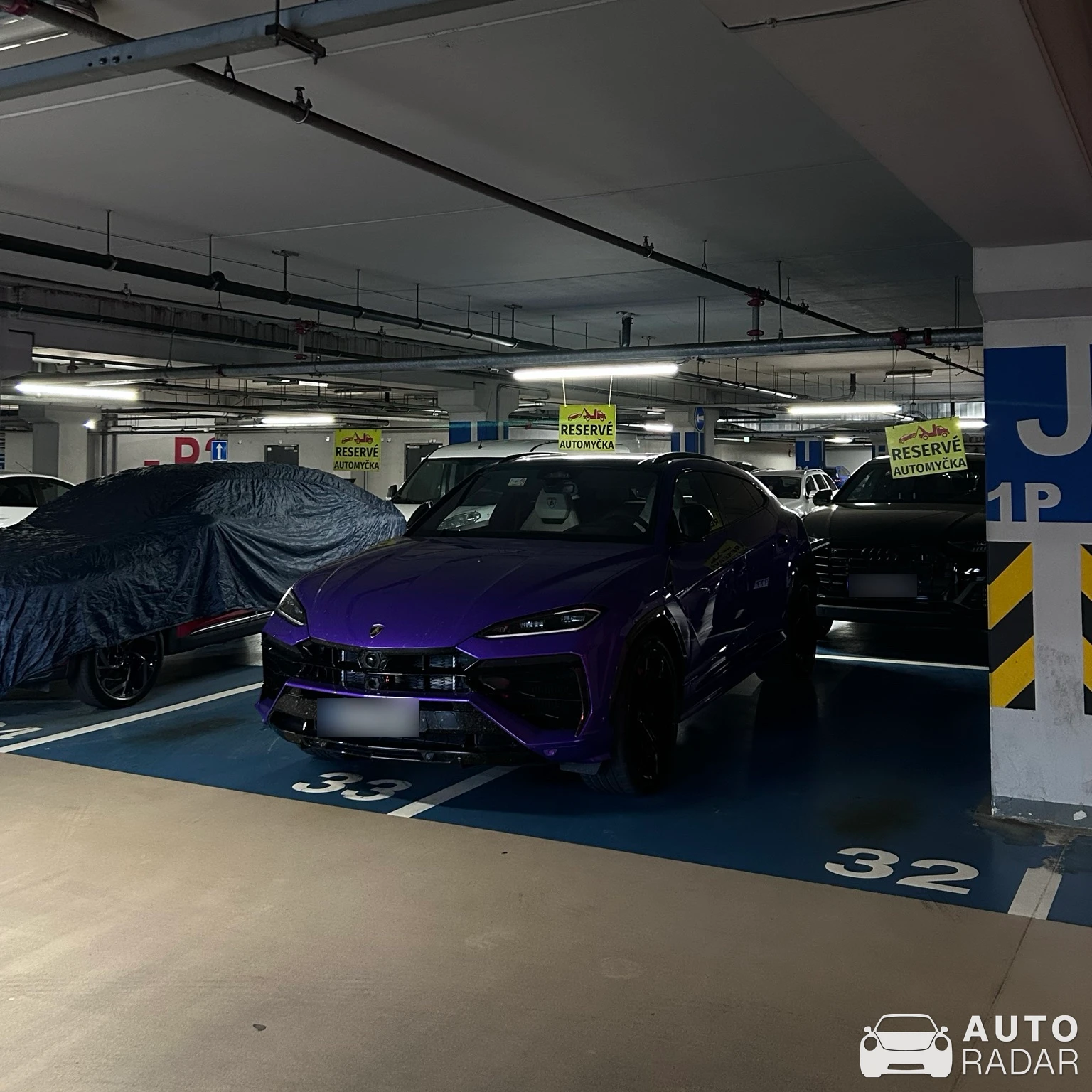 Lamborghini Urus SE spotted in Prostějov