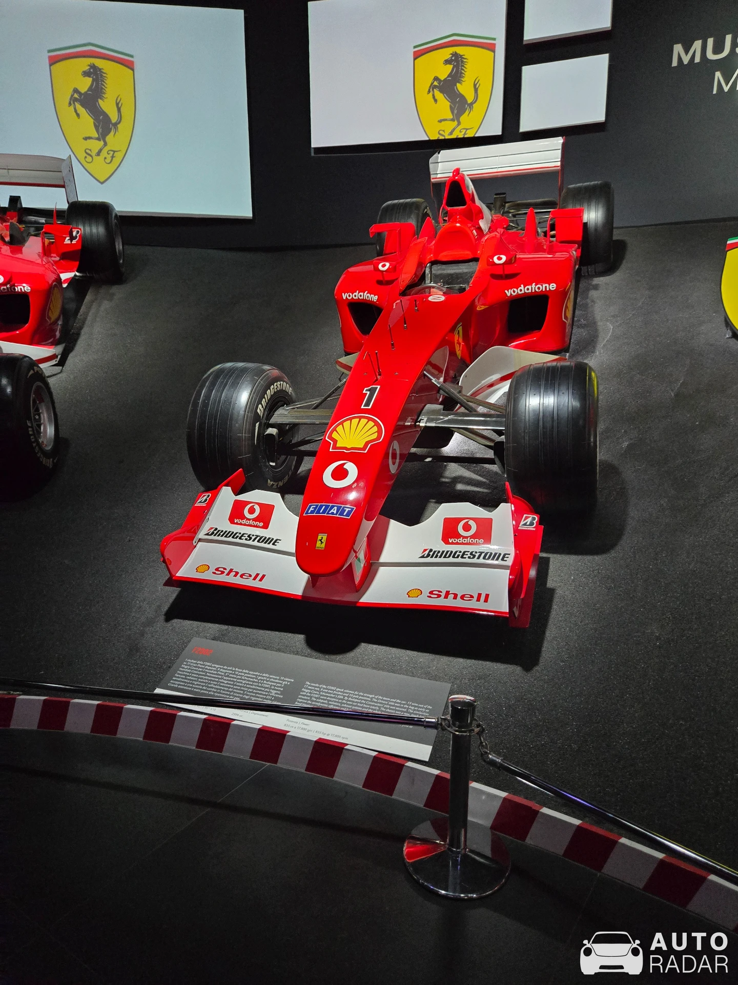 Ferrari F2002 spotted in Maranello