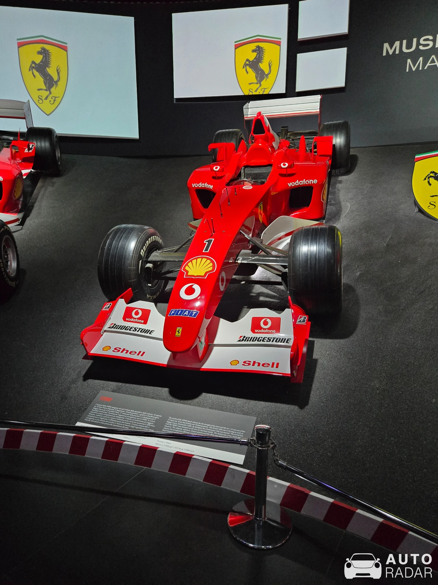 Ferrari F2002 spotted in Maranello, Italy