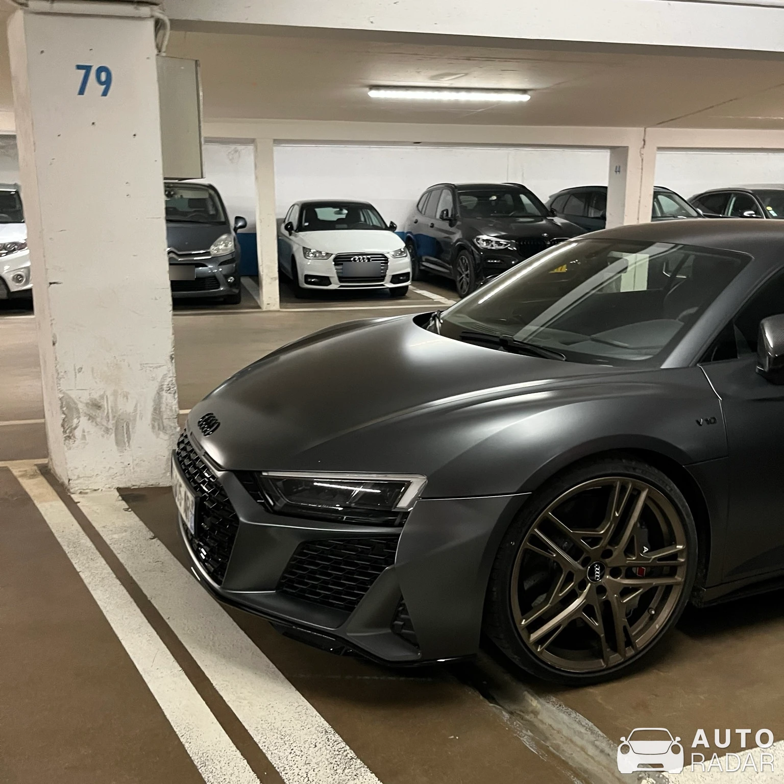 Audi R8 V10 spotted in Megève