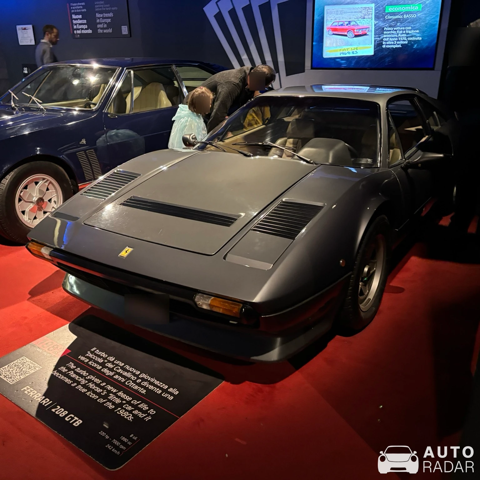 Ferrari 208 spotted in Turin